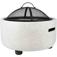 Gardenwize - MGO Garden Firepit Portable Heater Camping Stove Firepit BBQ and Log Burner Pit Home Luxury Patio Heating Firepit Bowl Outdoor Space Heater