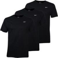 Reebok Men/'s Short Sleeve Crew Neck T Shirt, Black, S