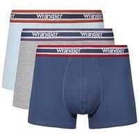 Wrangler 3-Pack Logo Waistband Trunks - Multi
