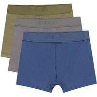 Wrangler 3-Pack Logo Waistband Trunks - Multi