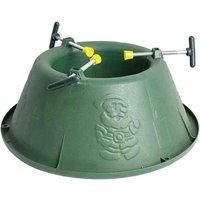 Garden Pride Plastic Christmas Tree Stand for live Christmas Tree Stand - Holds a tree up to 6ft tall