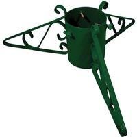 Garden Pride Scrolled Christmas Tree Stand Green 5inch Diameter