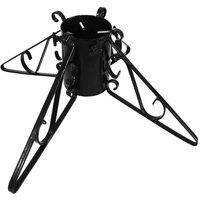 Garden Pride Christmas Tree Stand - 4" or 5" Base - Metal - Solid Steel - Plastic Coated (3" Diameter, Black)