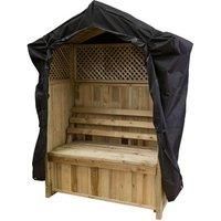 Zest4Leisure Dorset Arbour Cover  Black
