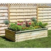 Zest4Leisure Sleeper Raised Bed - Wood