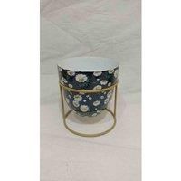 Minster Stylish Living Msl 13Cm Planter On Stand, Multi