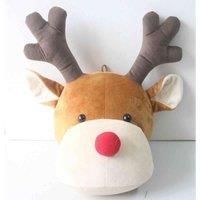 Reindeer Head Hanger - L18 x W20 x H30 cm