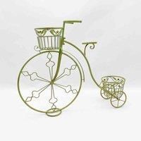 Minster Stylish Living MSL 107cm Leaf Green Bicycle Planter, Green
