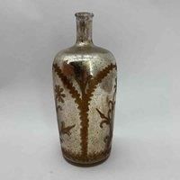 Minster Stylish Living Msl 15inch Antique Silver Glass Decorative Vase