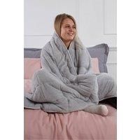Brentfords Teddy Fleece Weighted Blanket Sensory Sleep Therapy Anxiety Throw