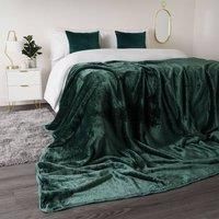 Dreamscene Large Luxury Faux Fur Throw Sofa Bed Mink Soft Warm Fleece Blanket