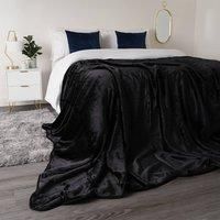 Dreamscene Large Luxury Faux Fur Throw Sofa Bed Mink Soft Warm Fleece Blanket