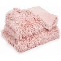 Sienna Fluffy Shaggy Blanket Large Throw Over Sofa Bed Cosy Fleece - 150 x 200cm