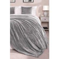 Dreamscene Luxury Large Waffle Honeycomb Mink Warm Throw Over Bed Soft Blanket