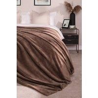 Dreamscene Luxury Popcorn Waffle Blanket Large Warm Fleece Throw Over Bed Travel