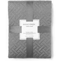 Brentfords Geo Quilted Bedspread Blanket Pinsonic Throw Large Sofa Bed Comforter