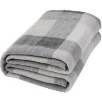 Dreamscene Sofa Bed Throw Blanket Soft, Warm & Fluffy, Printed Check Grey Design, Bedroom & Living Room Accessory, Wholesale Set of 10, 120 x 150cm