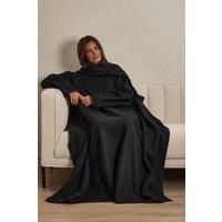 OHS Wearable Blanket with Sleeves Oversized Soft Fleece Wrap Giant Warm Throw