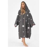 Dreamscene Star Hooded Poncho Towel Swimming Adult Dry Changing Robe Beach Bath