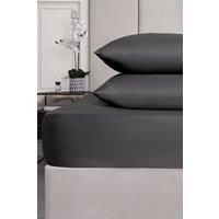 Fitted Sheet 100% Cotton 200TC Hotel Luxury 30cm Deep Single Double King Bedding