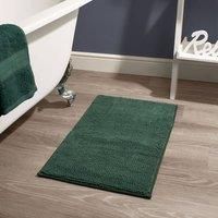 Brentfords Bath Mats for Bathroom Forest Green Noodle, Extra Soft Super Absorbent Material Floor Mat Bathroom Comfy Thick Quick Drying Chenille Bathroom Rug