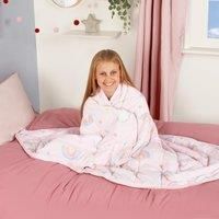 Weighted Blanket Kids Dino Sensory Sleep Therapy Anxiety Soft Teddy Fleece Throw