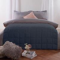 Brentfords Weighted Blanket Sensory Sleep Therapy Anxiety Kids/Adults Blush Grey