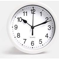 OHS Wall Clock Round Analogue Vintage Home Decor Small Bedroom Kitchen Uni