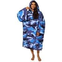 Brentfords Camo Hooded Towel for Adults, Navy Blue, condition new, no original p