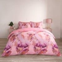 OHS Marble Bedding Set Reversible Duvet Cover with Pillowcase Single Double King
