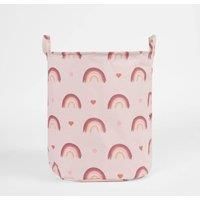 Kids Laundry Basket Clothes Shoe Storage Toy Organiser Pop Up Hamper Bag Handles