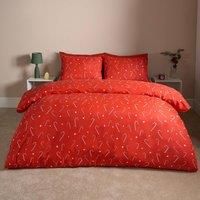Candy Cane Duvet Cover Bedding Xmas Soft Quilt Set Pillowcase Christmas Double