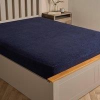 OHS Teddy Fleece Fitted Sheet Thermal Warm Single Double King Bedding NEW