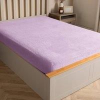 OHS Teddy Fleece Fitted Sheet Thermal Warm Single Double King Bedding NEW