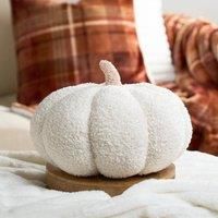 Pumpkin Sofa Cushion Soft Fleece Filled 1/2 Pack Autumn Plush Home Decor Plump