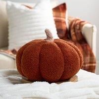 Pumpkin Sofa Cushion Soft Fleece Filled 1/2 Pack Autumn Plush Home Decor Plump