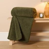 Brentfords Teddy Fleece Bear Blanket Large Throw Over Bed Plush Soft Bedspread