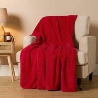 Brentfords Teddy Fleece Bear Blanket Large Throw Over Bed Plush Soft Bedspread