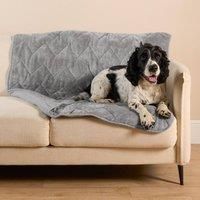 Pet Blanket Throw Over Bed Chair Thermal Supersoft Warm Quilted Dog Cat Fleece