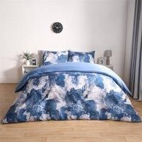 OHS Marble Bedding Set Reversible Duvet Cover with Pillowcase Single Double King