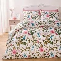 Spring Duvet Cover Set Reversible Floral Bedding Quilt Pillowcase Soft Blossoms