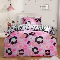 Leopard Duvet Cover Bedding Set Quilt Pillowcase Soft Reversible Single Double