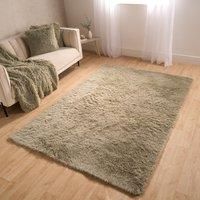 Sienna Fluffy Rug Anti-Slip/Skid Shaggy Large Bedroom Non-Shed Floor Carpet Mat