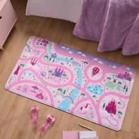 Fairyland Map Rug Bedroom Area Play Room Mat Soft Non Slip Modern Fun Carpet
