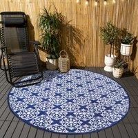 Outdoor Garden Rug Tile Geo Area Floor Patio Deck Non Slip Waterproof Large Mat