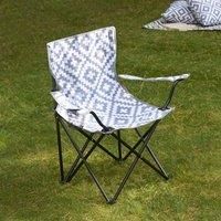 Outdoor Camping Chair Folding Portable Picnic Sun Garden Fishing Seat Cup Holder