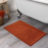 Brentfords Noodle Bath Mat Non Slip Shower Soft Highly Absorbent Chenille Shaggy