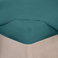 OHS Plain Duvet Cover & Pillowcase Reversible Bedding Set OR Fitted Sheet