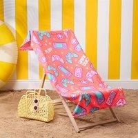 Beach Towel Large Microfibre Quick Dry Lightweight Bath Holiday Gym Travel Sport