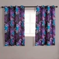 Gaming Curtains Blackout Eyelet Panels Pair Of Ring Top Ready Made Thermal Kids